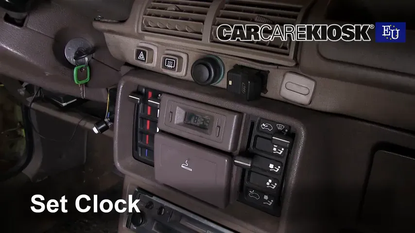 1986 Peugeot 205 GL 1.1L 4 Cyl. Clock